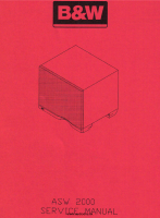 Bowers & Wilkins ASW2000-Service-manual-ADNA 